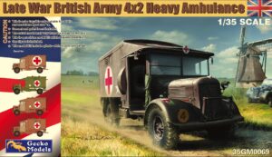 GECKO MODELS UK CORE RANGE 35GM0069 1/35 Late War British 4x2 Heavy Ambulance Overlord ASSAULT ON THE RHINE