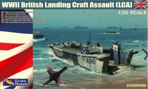 GECKO 1/35 WWII British Landing Craft Assault (LCA) 35GM0080 Overlord