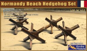 GECKO 1/35 Normandy Beach Hedgehod Set 35GM0081 Overlord