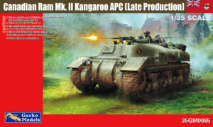 GECKO MODELS 35GM0085 1/35 Canadian Ram MKII Kangaroo APC Late Version Plastic Model Kit Overlord ASSAULT ON THE RHINE