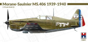 HOBBY2000 H2K72031 1/72 Morane-Sailnier MS 406 1939-40 Plastic Model Kit