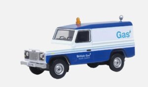 Oxford Diecast 76DEF019 1:76 Defender LWB British Gas OO Gauge