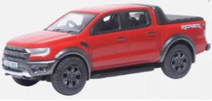 Oxford Diecast 76FR002 1:76 Scale Ford Ranger Raptor Race Red