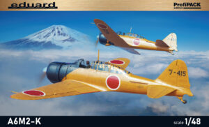 EDUARD 82218 1/48 A6M2-K Zero Japanese Fighter Plastic Model Kit HELL IN THE PACIFIC