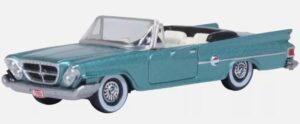 Oxford Diecast 87CC61005 1:87 Scale 1961 Chrysler 300 Convertible (Open)