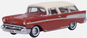 Oxford Diecast 87CN57008 1:87 Scale 1957 Chevrolet Nomad Adobe Beige/Sierra Gold