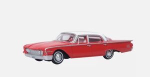 OXFORD 87FF60001 1/87 1960 FORD FAIRLINE SEDAN 500 TOWN MONTE CARLO RED/CORINTHIAN WHITE