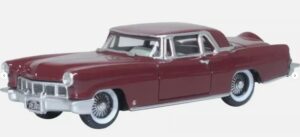 Oxford 87LC56005 1/87 HO Scale 1956 Continental MkII Dark Red