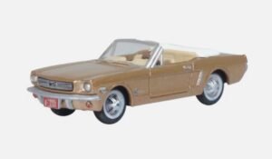 Oxford 87MU65007 1/87 1965 Ford Mustang Convertible Prairie Bronze 1:87 Scale