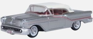 OXFORD DIECAST 87OC57003 1/87 1957 OLDSMOBILE 88 CONVERTIBLE (CLOSED) JUNEAU