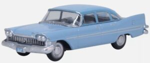 Oxford Diecast 87PS59003 1:87 Scale 1959 Plymouth Savoy Sedan Powder Blue