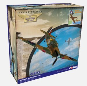 Corgi AA27609 1/72 Hawker Hurricane Mk.I - RAF 601 PO Billy Fiske  Battle of Britian 85th