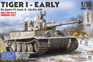 ANDY'S HOBBY HEADQUARTERS AHHQ003 1/16 Tiger 1 Early Pz.Kpfw. VI Ausf. E Plastic Kit