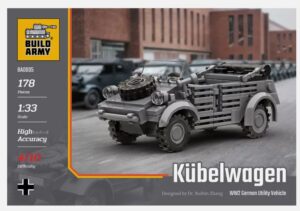 Build Army B0005 1/33 Kubelwagen Car Brick Model 178pcs