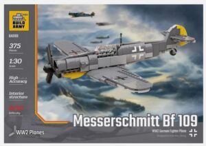 Build Army B0109 1/30 Messerschmitt Bf 109 Brick Model 375pcs
