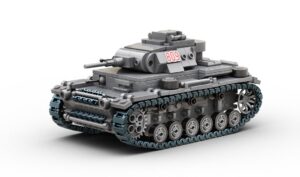 BUILD ARMY B0141 1/33 WW2 GERMAN PANZER III AUSF J TANK Overlord