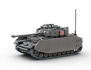 BUILD ARMY B0161 1/33 WW2 GERMAN Panzer IV Ausf H Brick Model Overlord