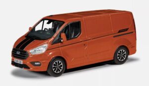 Corgi Vanguards VA15101 1/43 Ford Transit Custom 310 Sport SWB - Orange Glow