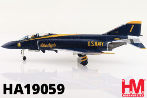 HOBBYMASTER HA19059 1/72 US Navy F-4J Blue Angels Cdr Harley Hall Diecast