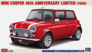 Hasegawa 20739 1/24 Scale Model Kit Mini Cooper 40th Anniversary Limited 1999