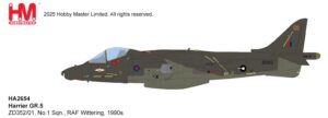 HOBBY MASTER HA2654 1/72 Bae Harrier GR.5  1 Sqn Royal Air Force Wittering 1990's due Jan 2026