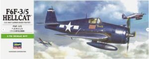 HASEGAWA HAB11 B11 1/72 F6F-3/5 Hellcat Model Plastic Kit - HAB11 HELL IN THE PACIFIC