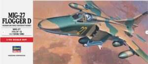 Hasegawa HAC10 C10 1/72 Russian Mig-27 Flogger D AIR Force/Attacker PLASTIC Kit