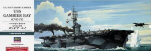 HASEGAWA HAZ27 Z27 1/350 USS Gambier Bay Hasegawa Z27 Plastic kit HELL IN THE PACIFIC TAFFY 3