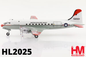 HOBBYMASTER HL2025 1/200 Douglass C-54Q Skymaster USN Test Pilot School 1973 Diecast