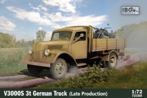 IBG 72150 1/72 V3000 3t German Truck Late Plastic Kit