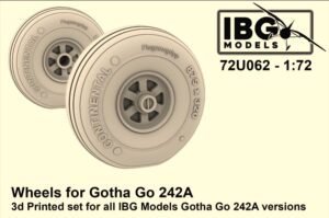 IBG 72U062 1/72 Wheels for Gotha Go-242A
