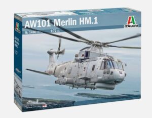 Italeri 1486 1/72 Royal Navy AW101 Merlin HM.1 Scale Plastic Model Kit