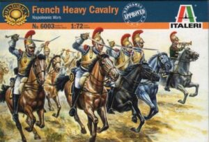 Italeri 6003 1/72 French Heavy Cavalry Carabiniers Napoleonic Wars Figures Kit 18 Troopers