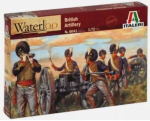 Italeri 6041 1/72 Napoleonic Wars British Artillery 16 Gunners and 4 Guns