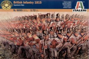 Italeri 6095 1:72 Napoleonic Wars British Infantry 1815 48 Soldiers
