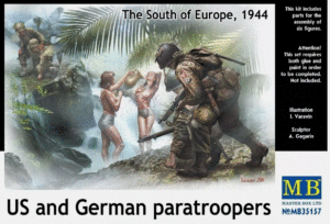 Masterbox 35157 1:35 - US and German Paratroopers Southern Europe