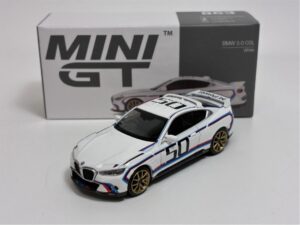 MINI GT  00863-R 1/64 BMW 3.0 CSL White RHD