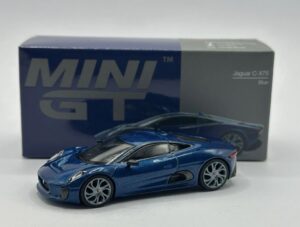 Mini GT 00884-L 1/64 Jaguar C-X75 in Striking Blue
