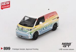 Mini GT 00899-R  Volkswagen ID. Buzz Prototype "Rainbow" RHD Model Car