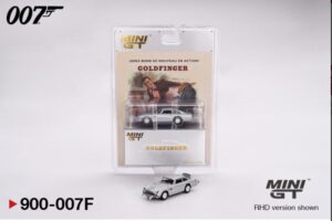 MINI GT 00900-007F 1/64 ASTON MARTIN DB5 RHD GOLDFINGER FRENCH BLISTER PACKAGING