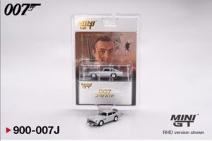 MINI GT 00900-007J 1/64 ASTON MARTIN DB5 RHD GOLDFINGER JAPANESE BLISTER PACKAGING
