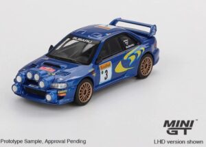 MINI GT 00975-L - 1/64 SUBARU IMPREZA WRC98 1998 RALLY MONTE-CARLO (LHD)