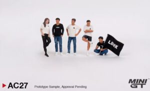 MINI GT AC27 1/64 FIGURINE TEAM LIBERTY WALK MGTAC27