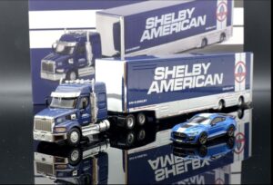 Mini GT MGTS0005 1:64 Die-cast Model car SHELBY Transporter Set America and Ford Mustang