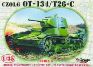 Mirage Hobby 35309 - 1:35 Light Tank OT-134 / T-26-C Limited Edition SOVIET STORM