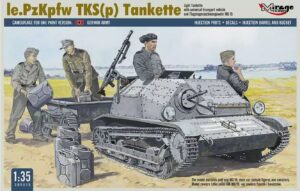 Mirage 355015 1:35 Le.PzKpfw TKS(p) Tankette [w/ Universal Transport Vehicle SOVIET STORM