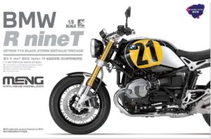Meng Model MNGMT-003U 1:9 - BMW R nine T Option 719 Black Storm (Pre-Coloured)