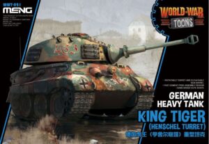 Meng MNGWWT-021 WWT-021 King Tiger (Henschel Turret) World War Toons Model Kit
