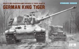 RYE FIELD MODEL RM5137 1/35 Sd.Kfz.182 PZKPFW VI Tiger Ausf.B King Tiger Standard Plastic Model Kit WEST WALL