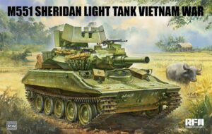 RYE FIELD MODEL RM5142 1/35 M551 Sheridan Light Tank Vietnam Plastic Model Kit